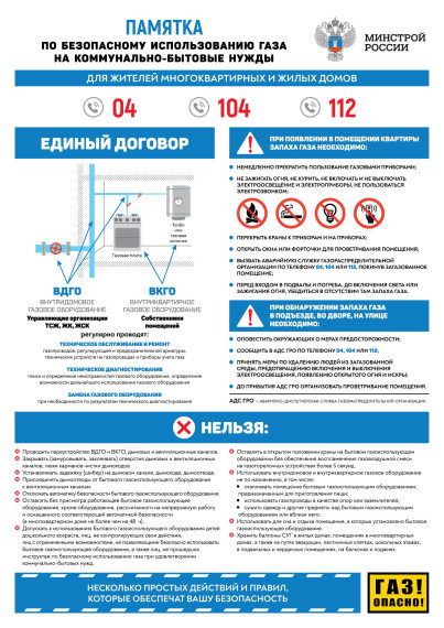 Памятка по безопасному использованию газа на коммунально-бытовые нужды. Памятка по безопасному использованию газа на коммунально-бытовые нужды.